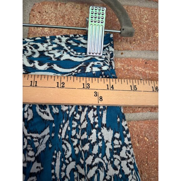 Zara Bohemian Paisley Printed Pareo Pants With Tie Waist For Women Size S - Picture 7 of 15